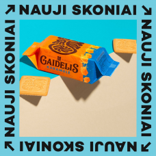 GAIDELIS biscuits caramel flavour 160g