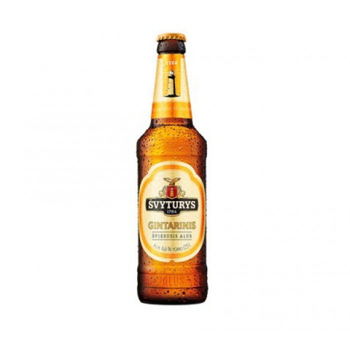 SVYTURYS beer amber 4.6% bottle 0.5L
