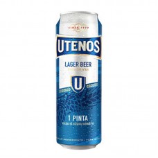 UTENOS beer blue 5% can 0.568L