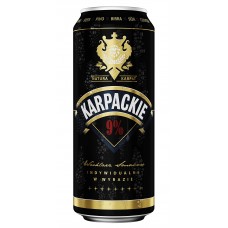 Polish beer KARPACKIE 9% can 0.5L
