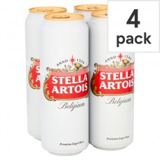 STELLA Artois premium lager 4.6% can 0.568L