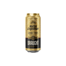 VOLFAS ENGELMAN beer rinktinis draught 5.2% can 0.5L