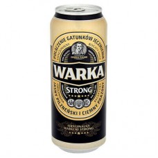 Polish beer WARKA BLACK 6.5% can 0.5L