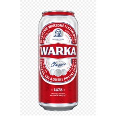Polish beer WARKA RED 5.5% can 0.5L