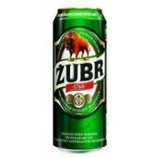 Polish beer ZUBR 6% can 0.5L