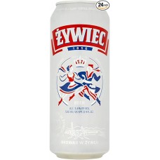 Polish beer ZYWIEC 5.6% can 0.5L