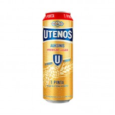 UTENOS beer gold 5% can 0.568L