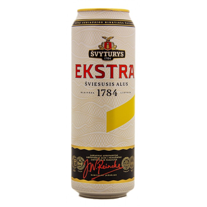 SVYTURYS beer extra 5.2% can 0.568L
