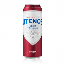 UTENOS beer cherry kriek 4.6% can 0.568L