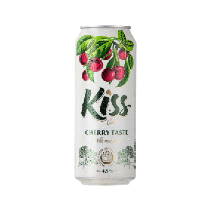 KISS cider cherry 4.5% can 0.5L