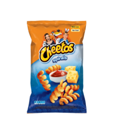 CHEETOS corn crisps spirals ketchup and cheese flavour 145g
