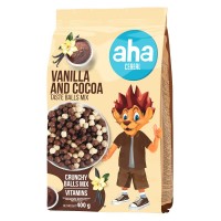AHA cereal vanilla and cocoa taste balls mix 400g