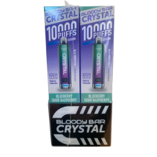 BLOODY BAR Crystal blueberry sour raspberry 10k puffs