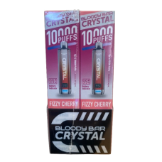 BLOODY BAR Crystal fizzy cherry 10k puffs