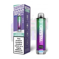 BLOODY BAR Crystal blueberry sour raspberry 10k puffs