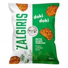 DOKI DOKI Zalgiris fried bread dill and sour cream 150g