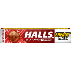 HALLS cola + caffeine flavour 33.5g