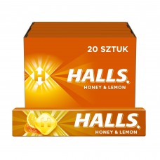 HALLS honey and lemon flavour 33.5g