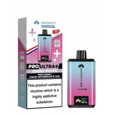 HAYATI pro ultra+ fruit bomb/strawberry watermelon b-gum 25k puffs