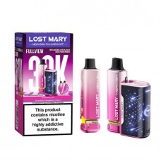 LOST MARY Nera30k strawberry edition: strawberry ice, strawberry raspberry cherry 30k puffs