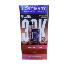 LOST MARY Nera30k drinks edition: cola, pink lemonade 30k puffs