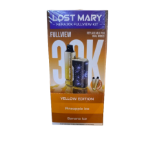 LOST MARY Nera30k yellow edition: pineapple ice, banana ice 30k puffs