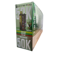 PYNE POD vapes green edition: lemon lime, fresh mint, cola lime 50k puffs