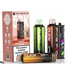 PYNE POD vapes peach edition: frozen peach, mango strawberry peach, apple peach 50k puffs