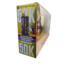 PYNE POD vapes raspberry edition: fresh raspberry mojito, sour cherry raspberry ice, blueberry raspberry 50k puffs