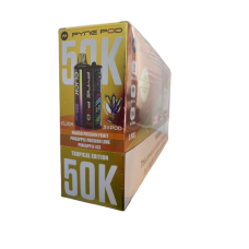 PYNE POD vapes tropical edition: mango passion fruit, pineapple passion lime, pineapple ice 50k puffs