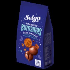CHRISTMAS SELGA Gingerbread Balls in Milk Chocolate 150g