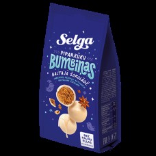 CHRISTMAS SELGA Gingerbread Balls in White Chocolate 150g