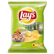 LAYS crisps creamy forest mushrooms 130g