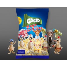 GUSTO corn puffs salted mega surprise 60g