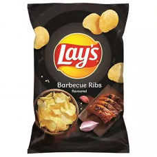 LAYS crisps bbq ribs flavour 130g