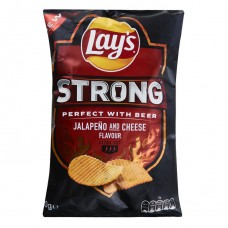 LAYS crisps strong cheese and hot peppers 130g