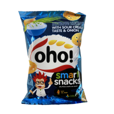 OHO crisps sour cream and onion flavour 60g
