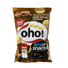 OHO crisps sweet bacon flavour 60g