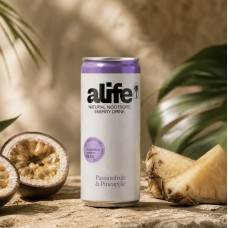 ALIFE natural energy drink passionfruit and pineapple 0.33L