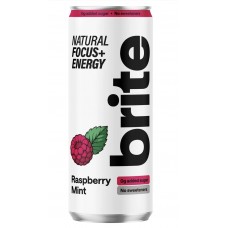 BRITE natural energy drink raspberry mint 0.33L