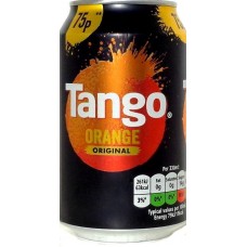 TANGO orange price mark 75p can 330ml