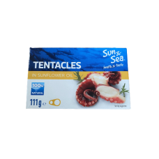SUN & SEA octopus in sunflower oil 111g